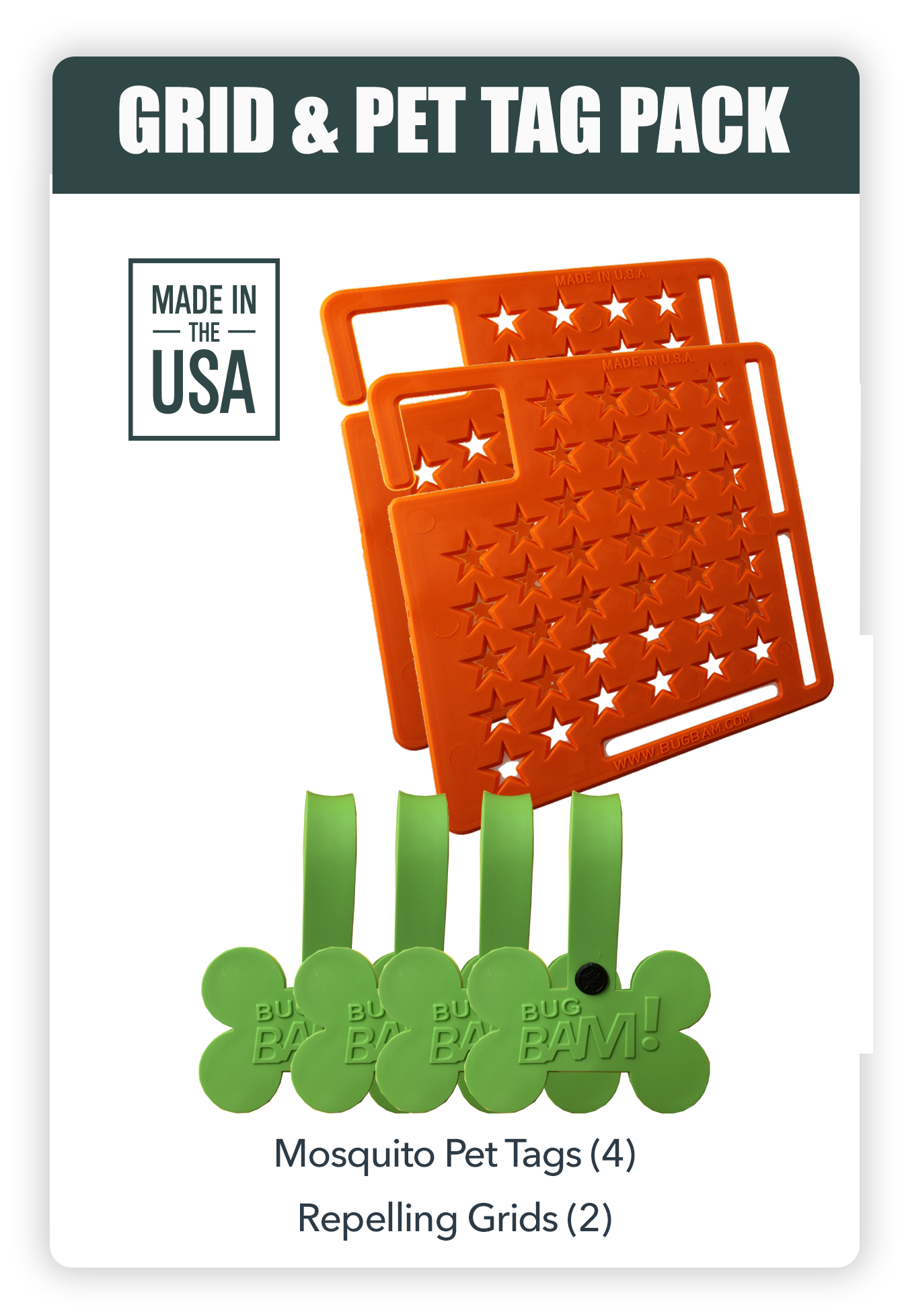The Grid & Pet Tag Pack