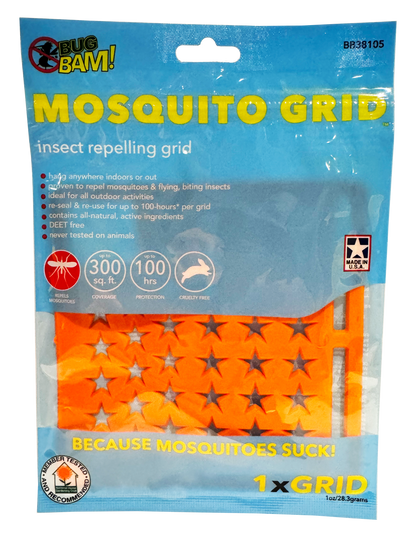 Repelente de mosquitos para áreas con rejilla